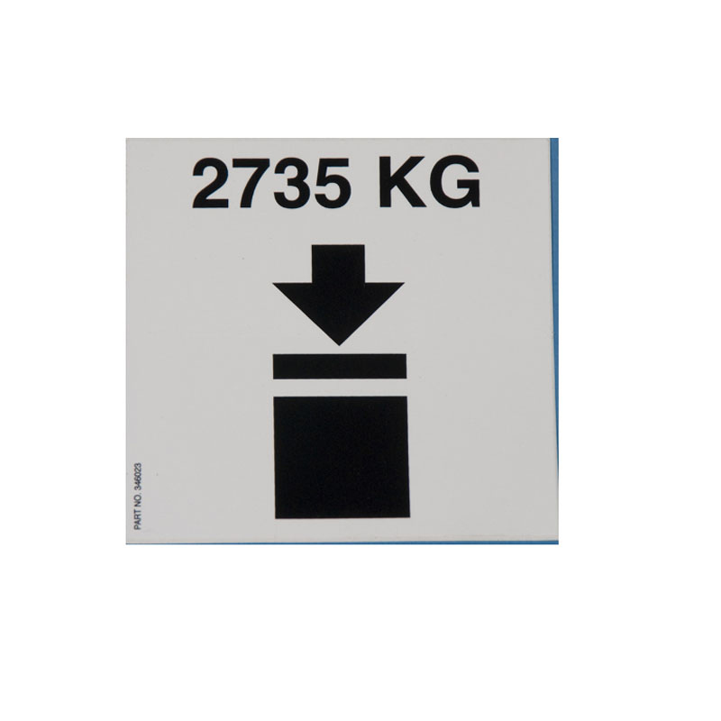 346024 Decal - Stacked 550 Gallon Metal IBC