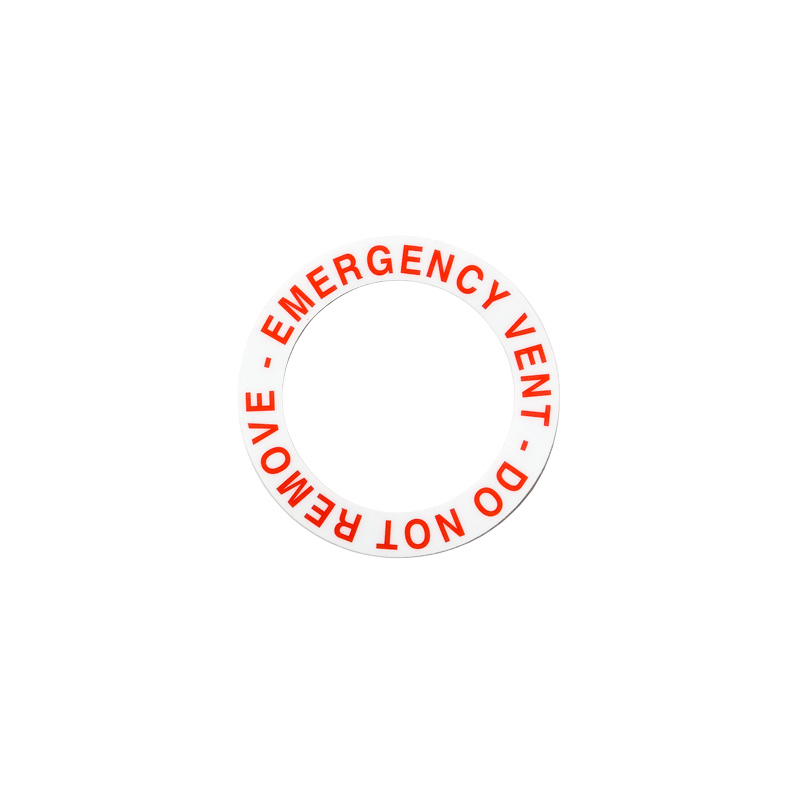 99700246 Emergency Vent Decal