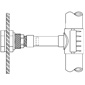 Downpipe Support Saddle Clamp Assemblies (Schedule 80 PVC)