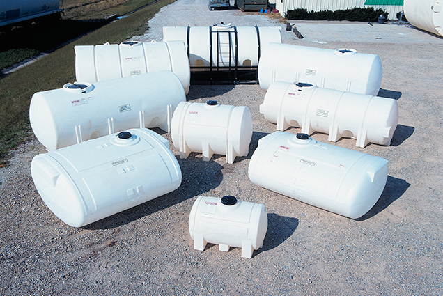 plastic horizontal storage tanks