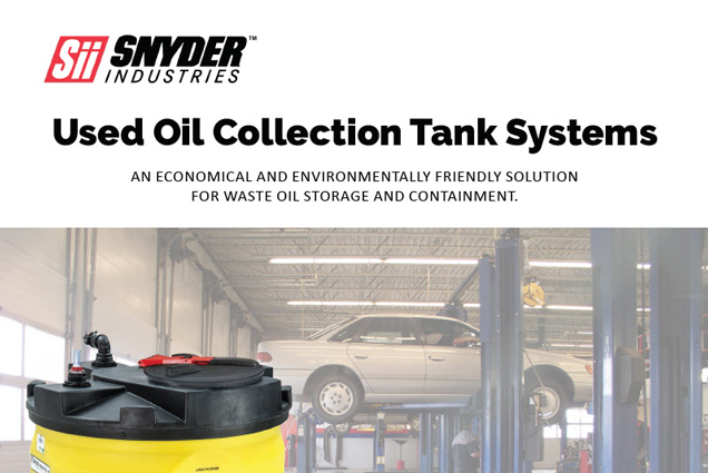 Used Oil Collection Tanks Brochure