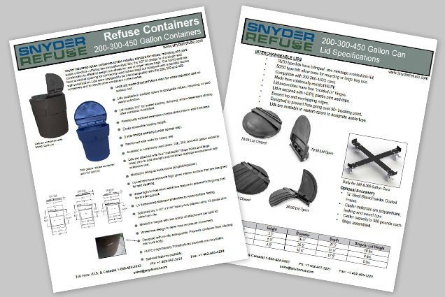 200, 300, 450 Gallon Containers Brochure