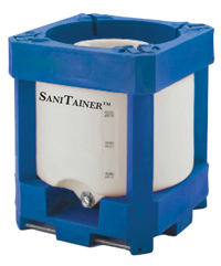 SaniTainer Plastic IBC Tote