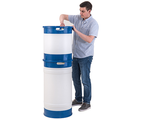 Blow Molded Drums Stacking Compatibility