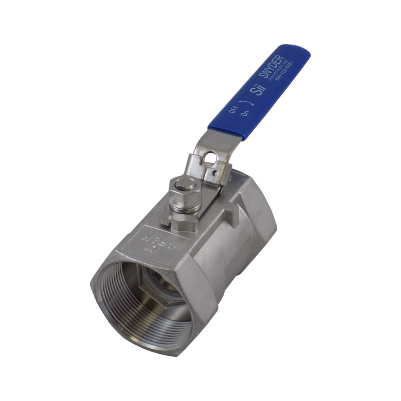 35400242 SS Ball Valve 2in Reversed Stem & Locking Handle