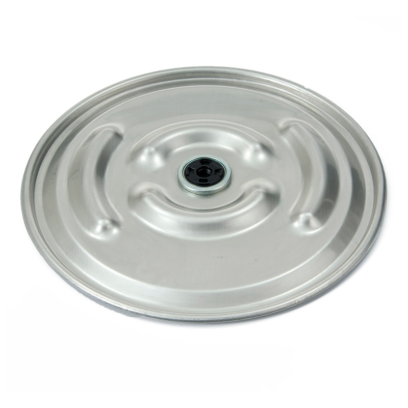 35901163 22 5/16in 304 SS Raised Bumpy Lid - 2in Rieke Vent