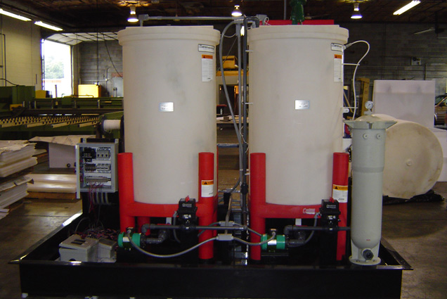 Open Top Batch Chemical Mixing Tanks
