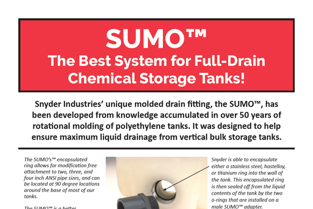 SUMO Molded Drain Fitting