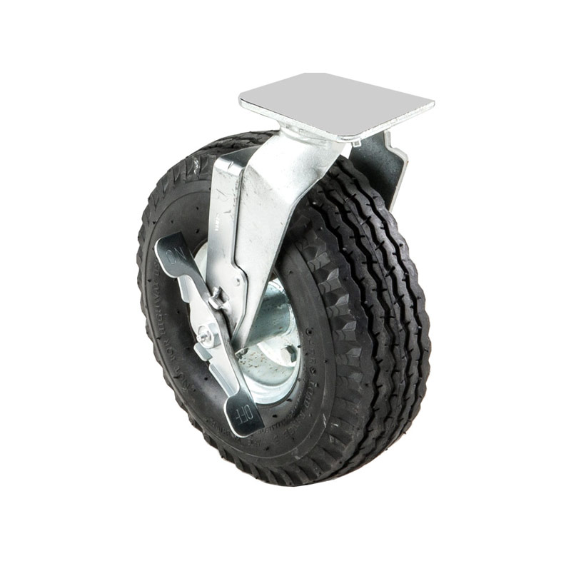 36100065 Pneumatic Wheel only, 10 In. Swivel w/brake
