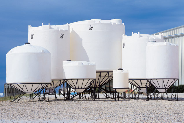 Plastic Cone Bottom Storage Tanks