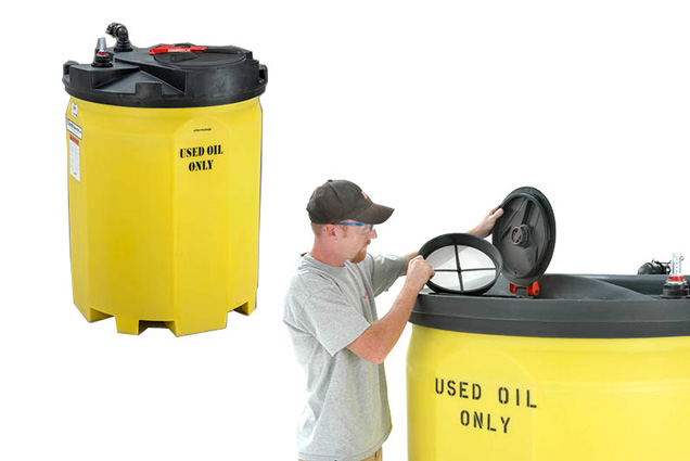 used oil collection tanks