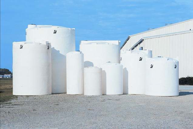 Plastic Vertical Chemical Tanks