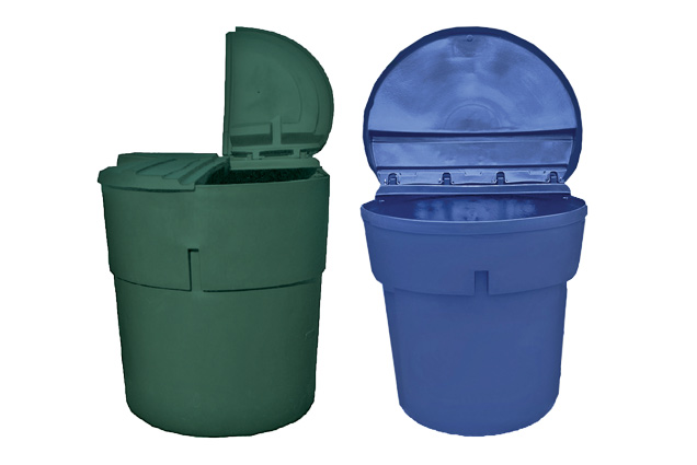 Round Refuse Cans