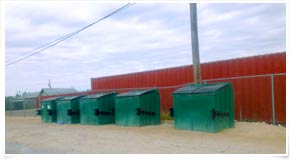 Side-load Poly Dumpsters