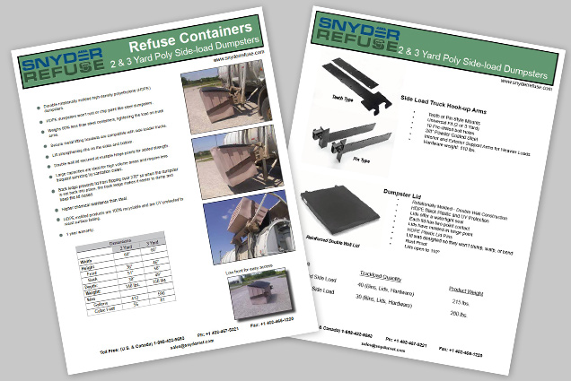 Side-Load Dumpsters Brochure