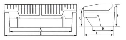 61 inch White Tool-tainer Plastic Truck Box, 28001