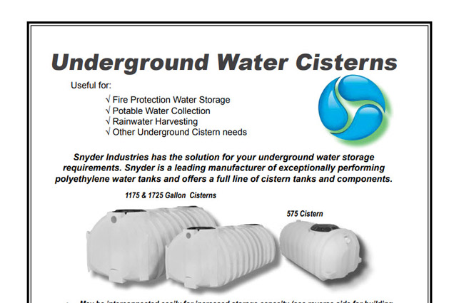 CISTERNS