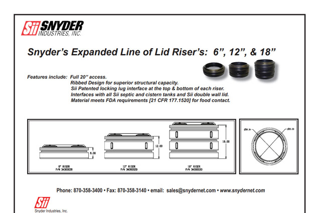 SEPTIC RISERS